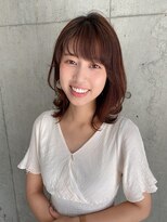 アール ヘアー デザイン(r hair design) 名駅個室20代30代外ハネミディアムレイヤー