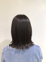 アズール 草加(azule) 切りっぱなしボブ/ダークブラウン