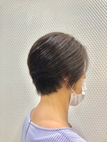 クオリス 上福岡店(QUALIS)&nbsp;小顔/ショート/ショートグラ/ダークブラウン/白髪染め/40代50代