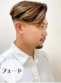 【外国人風】フェードカット×アシンメトリー