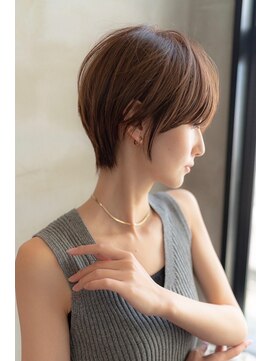 ケアリー 武蔵小杉(Carelly) 大人かわいい前髪セシルカットココアブラウンフリンジウェーブ