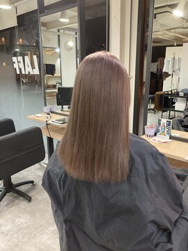 ラフ 難波店(LAFF) #黒髪#ボブルフ#ネビージュ#小顔#ワンレン