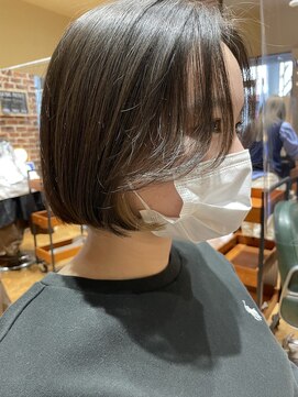 チップタップ 町田店(tip top) タッセルボブ × 顔周りカット #韓国ヘア