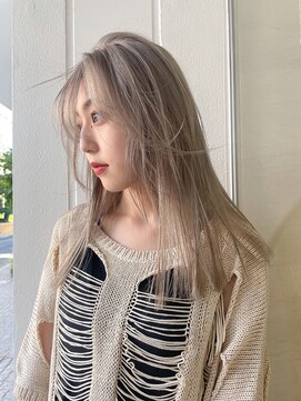 チクロヘアー(Ticro hair) @nkkn15 sheer greige