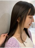 面長さん◎ぱっつんバング［髪質改善/銀座/東銀座］