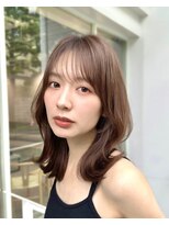 アンアミ シブヤ(Un ami shibuya) 【Unami】池田　大人ミディアム『上品な顔まわり×くびれヘア』