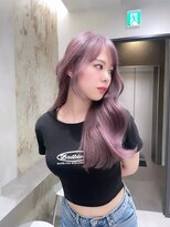 ソル 栄矢場町(SOL)&nbsp;ラベンダーカラー/韓国ヘア/ヘアアレンジ/名古屋美容院