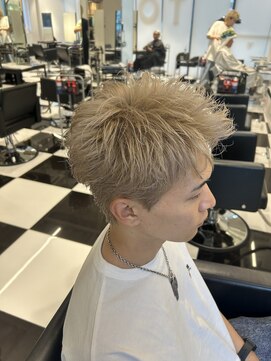 オーシャントーキョー(OCEAN TOKYO) メンズパーマツイスパ波巻きスパイラルマッシュセンターパート