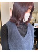 顔まわりレイヤーボブ
