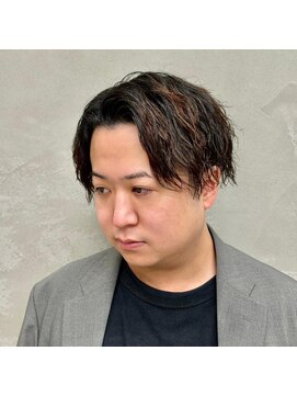 サームマン 人形町(SARM MAN) オトナっぽさ抜群 Wカラー ツイストスパイラル