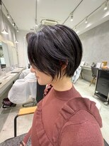 ビブ(VIV) 20代30代40代大人美人丸みショートボブ白髪ぼかしハイライト川崎