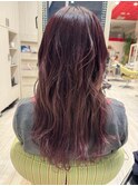 20代30代ダブルカラーブリーチ立体感グラデーション透明感