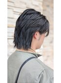 メンズウルフカット