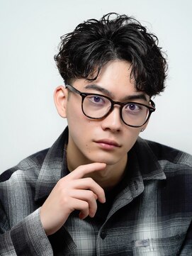 アルファ 新宿(alpha) 【alpha 新宿】アップバング×スパイラルパーマ