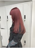 イメチェン/ホワイトブロンド/外ハネボブ/美髪/渋谷