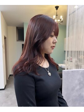 リン(Lin.) 上品なレッドブラウン