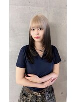 モニカ 原宿店(MONIQA) ホワイトミルクティー×ブラック デザイン