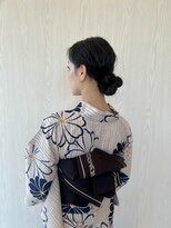 アクイール(ACCUEILLIR) シニヨン×浴衣着付けアレンジ