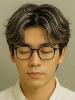 バース 梅田中崎町店(BIRTH)&nbsp;メンズハイライトバレイヤージュメッシュ