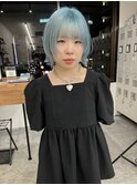 【soso 伊勢田】レイヤーボブ/ペールブルー/横浜