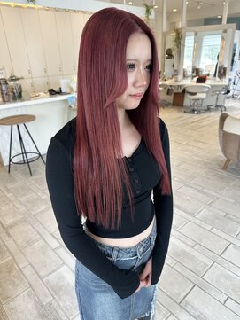 カシェ シモムラ(Cashe'e SHIMOMURA) ワインレッド