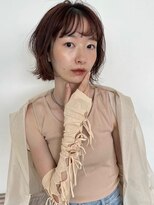 トリッカ 銀座(tricca)&nbsp;外ハネパーマ/切りっぱなしボブ/顔周りレイヤー