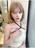 大人ガーリー/小顔/ミディアムレイヤーカット/似合わせカット