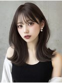韓国/小顔/黒髪/ココアベージュ/銀座/レイヤーカット