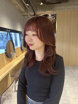 ジュベ(juve.) 大分ミディアムロング顔周りレイヤーカット髪質改善カラー