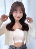 韓国風くびれツヤスタイル 赤み消しカラー