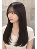 【平日限定】カット+カラー(リタッチ/フルカラー+1100)白髪染め/白髪ぼかし