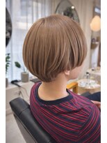 ホーミーキョウト(Homey Kyoto)&nbsp;【Homey京都】ショート×ケアブリーチ　フォギーベージュ