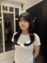 シュガソル 元町三宮(syugasol)&nbsp;着物ヘア/大人ガーリー/ダークアッシュ/似合わせカット/元町三宮