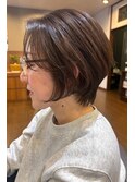 柔らか前下がりショート