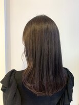 カミエ(kamie)&nbsp;ロングヘアを上質に。ブラウンカラー×カット×トリートメント