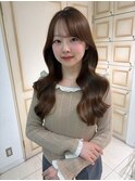 韓国風レイヤーカット/レイヤーウルフ/ハッシュカット/顔周り