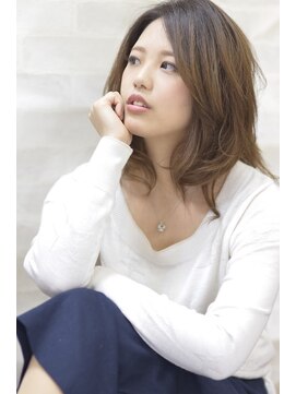 ナナナパレナ 梅田店(nanana parena) 柔らかカール耳かけセミディ【nanana parena】