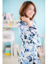 ミック ヘアアンドビューティー 大山店(miq  Hair&Beauty)&nbsp;色香漂う、女度ＵＰの”抜け感ミディ”