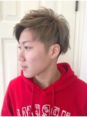 【メンズ】スパイキーショート　スモーキーベージュ