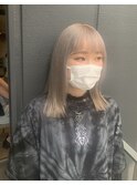 【恵比寿ro-ro】シルバーホワイトカラー