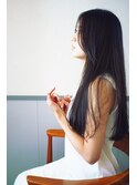 重めのロングストレート