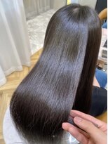 ロンド ストラーダ 心斎橋(Lond strada)&nbsp;エアリーロング×ピンクベージュ×美髪［髪質改善/縮毛矯正］