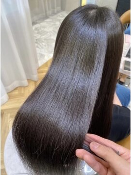 ロンド ストラーダ 心斎橋(Lond strada) エアリーロング×ピンクベージュ×美髪［髪質改善/縮毛矯正］