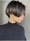 【morio池袋】綺麗でかっこいい黒髪ショート♪