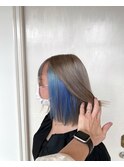インナーに青色を