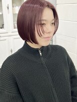 ココ 原宿(KOKO)&nbsp;ボブ黒髪小顔クラゲヘアーオリーブグレーココアベージュ