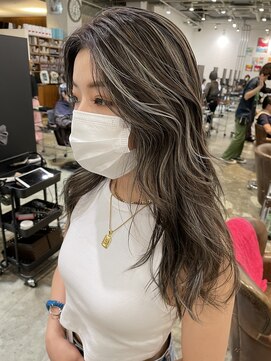 ノラ ヘアーサロン(NORA HAIR SALON) 【中迫】大人の上品なハイライトカラー白髪ぼかし