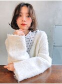 表参道roijir センターパート ×ボブ