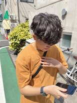 アイズ 海老名(AIZU) スパイラルパーマ ゆるふわ マッシュ ニュアンスパーマ 眉毛