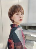 ナチュラル美髪小顔似合わせショート